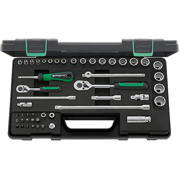 6, 3 mm (1/4") Socket set 48-pcs.